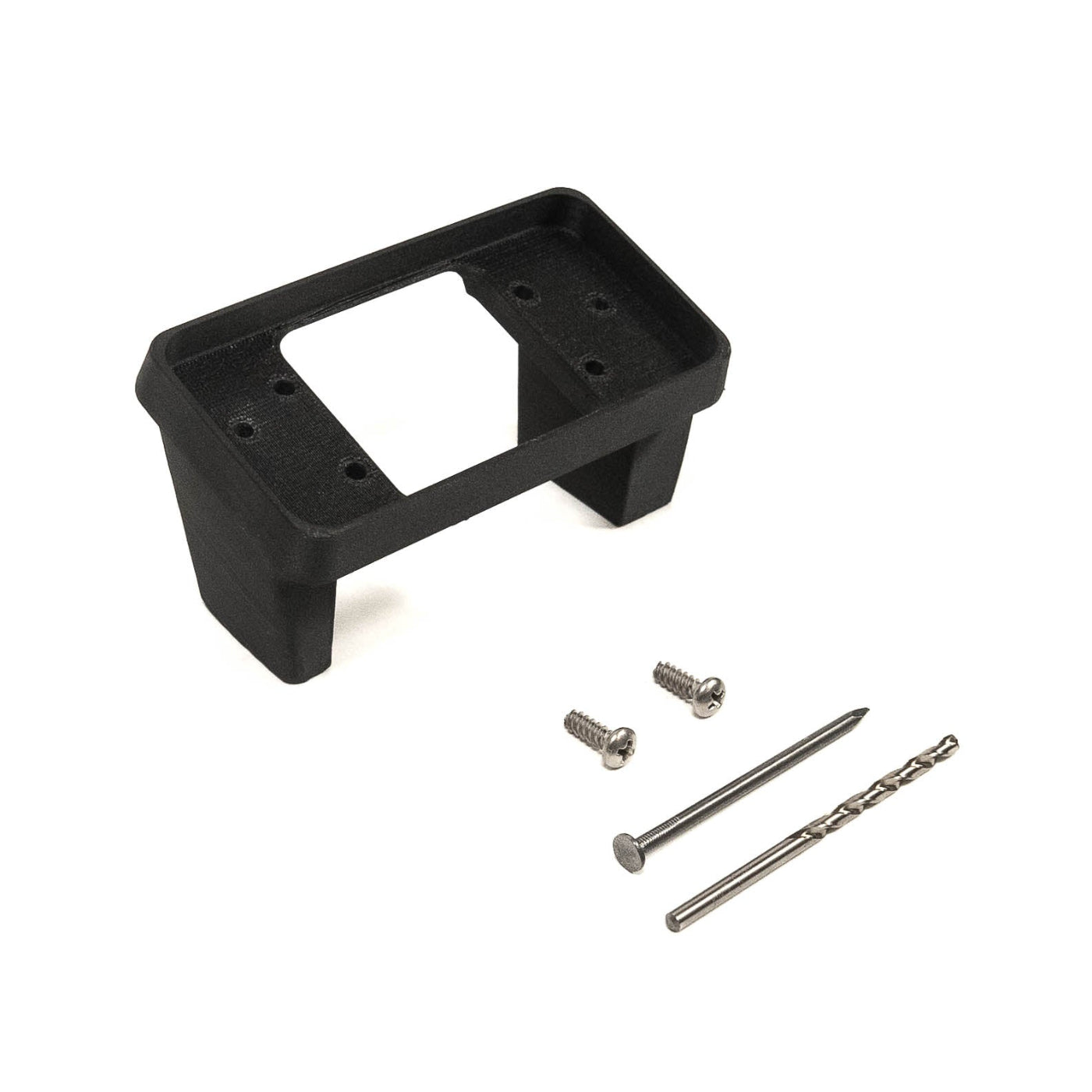 2016-2024 Nissan Titan / Titan XD SDHQ Built Switch Pros SP 9100 Keypad Mount display of included parts and hardware 