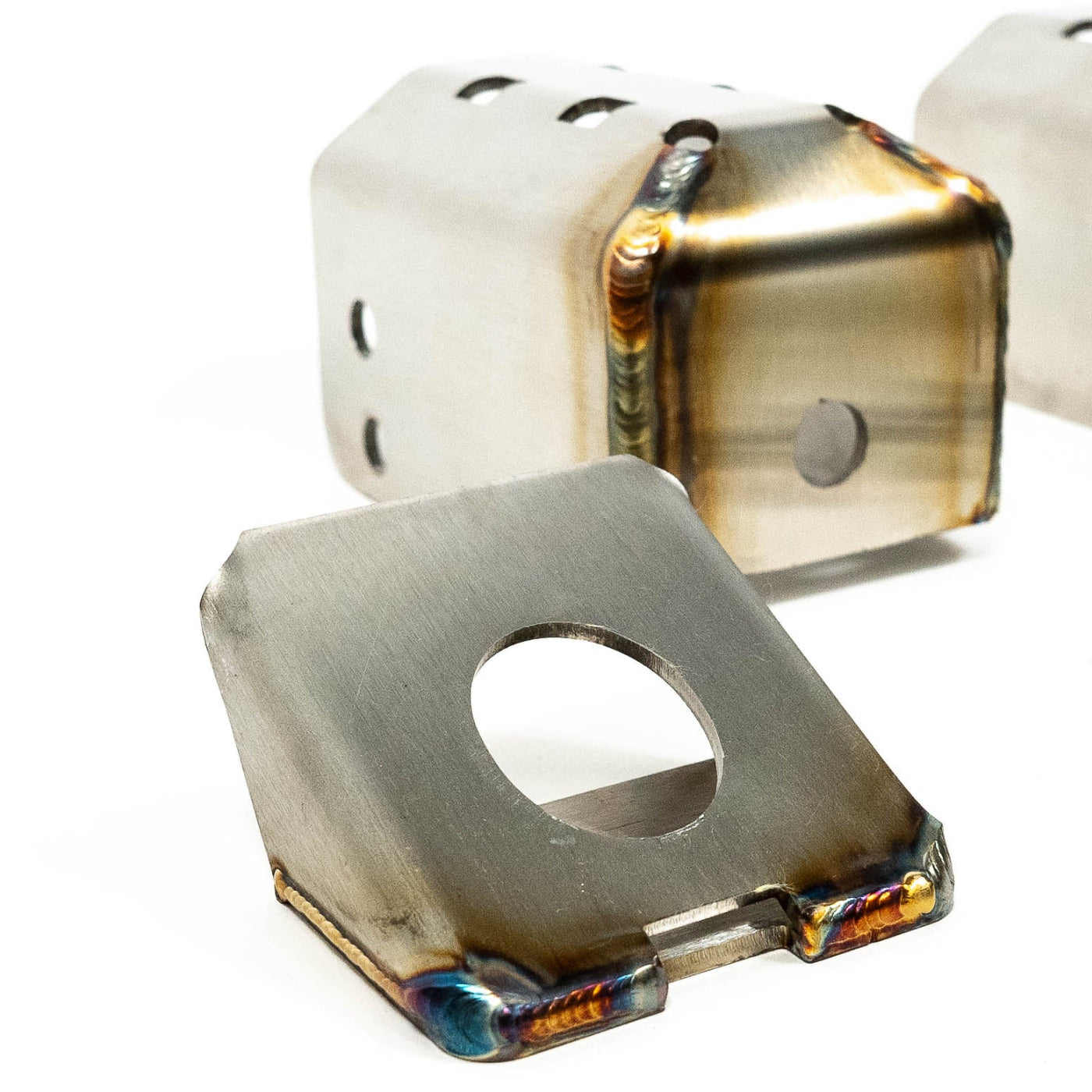 SDHQ Built Toyota Rear Shock Guards - close-up 