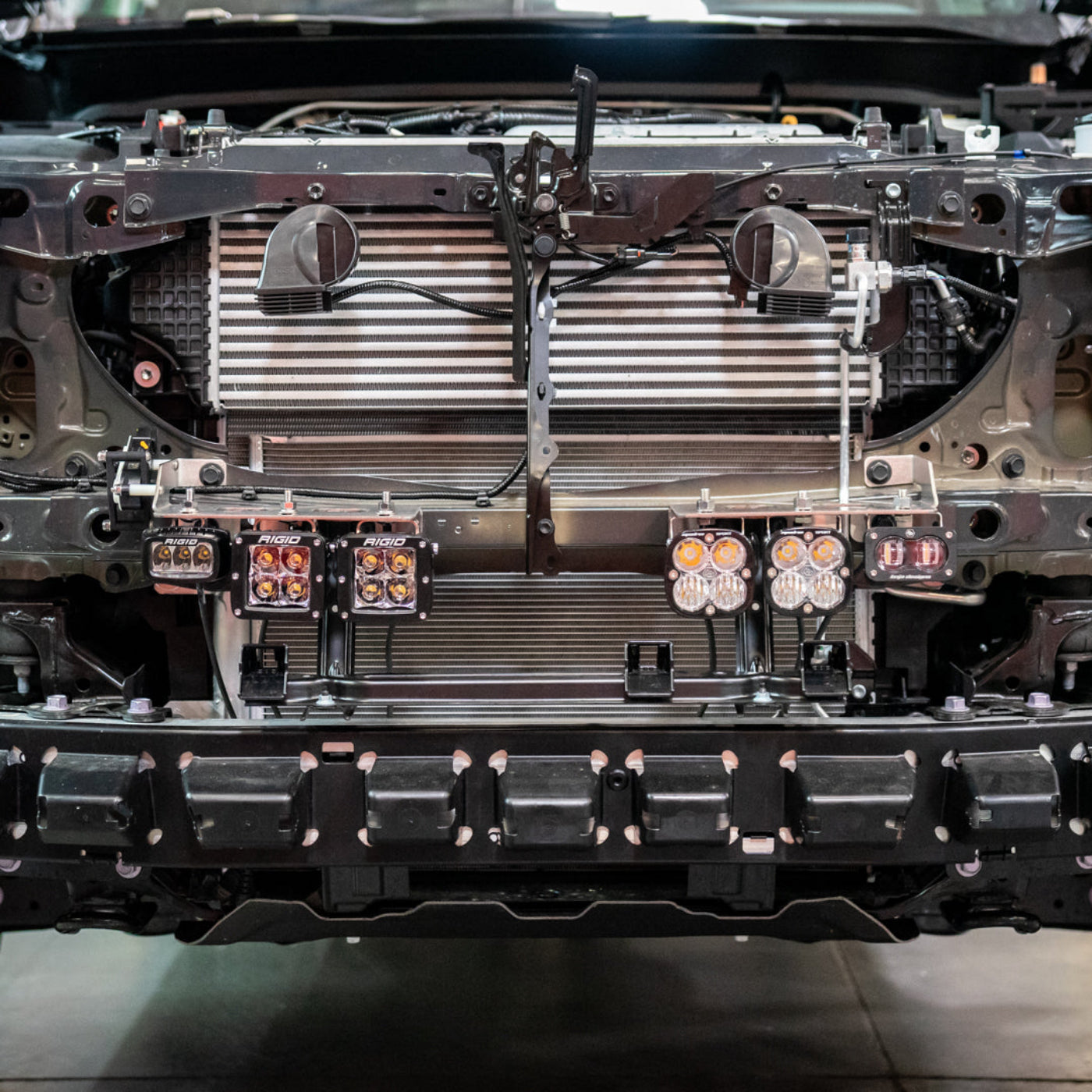 '24 Toyota Tacoma Bumper Light Mount installed 