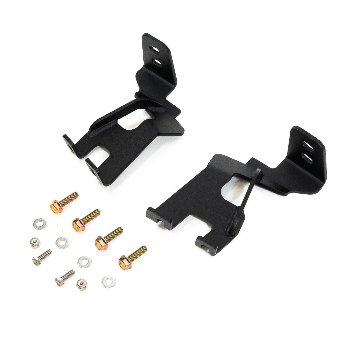 '22-26 Toyota Tundra SDHQ Built A-Pillar Light Mounts display of included parts and hardware 