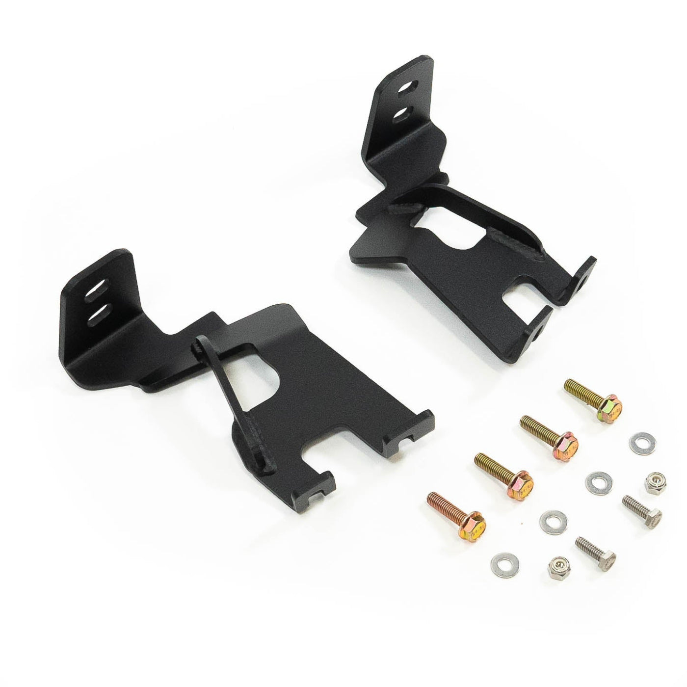 '22-26 Toyota Tundra SDHQ Built A-Pillar Light Mounts display of included parts and hardware 
