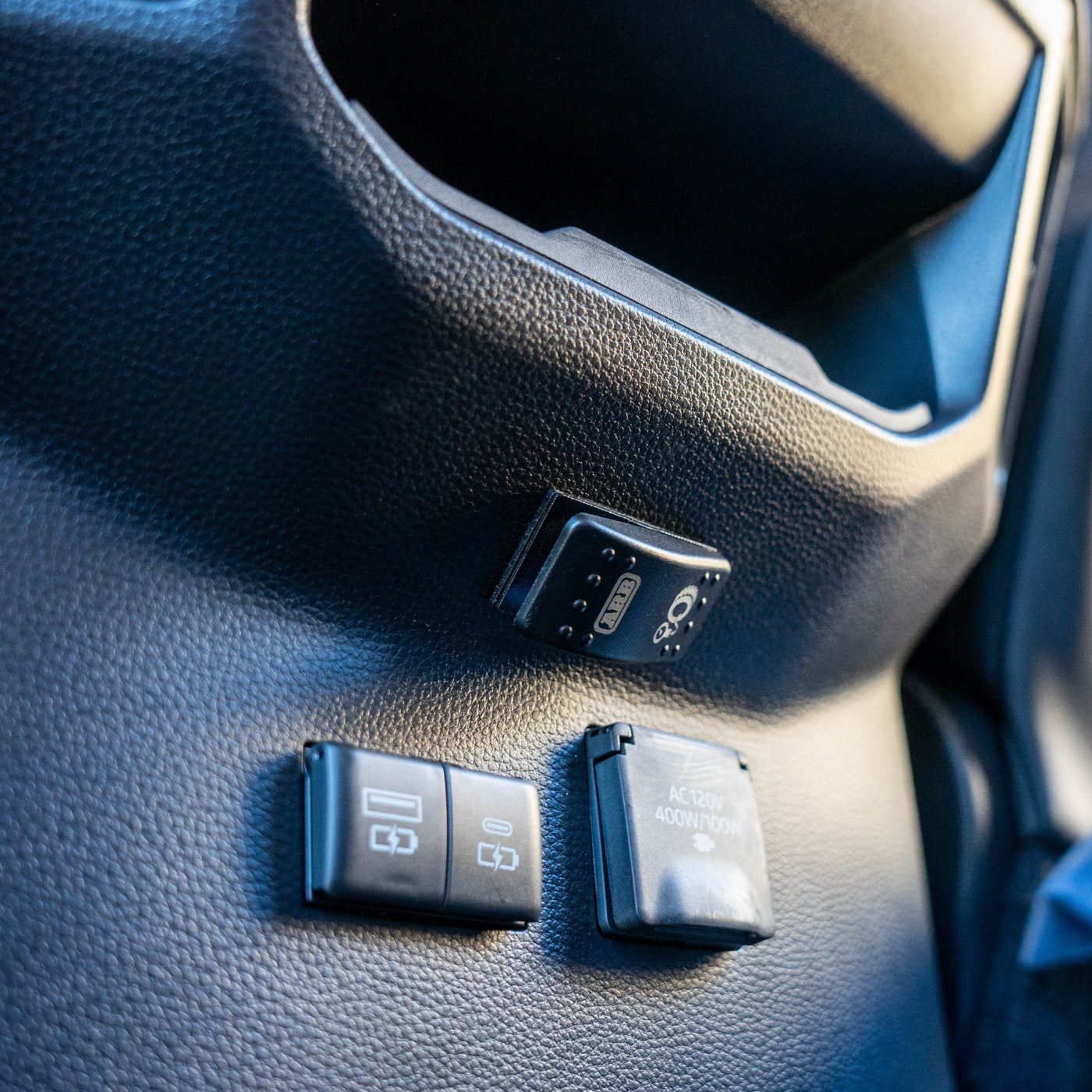 2022-2024 Tundra SDHQ Built Remote Air Chuck and Switch Mounting Kit installed 