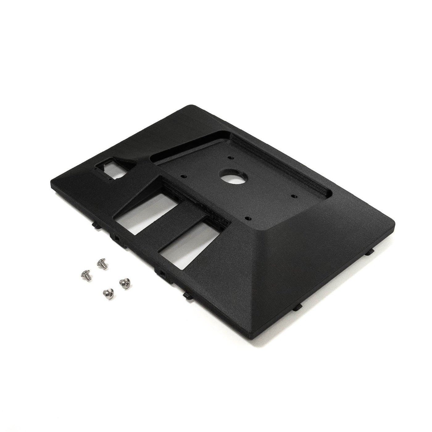 '14-21 Toyota Tundra Switch Pros RCR-12 Overhead Keypad Mount display of included parts and hardware - with SOS and Sunroof 