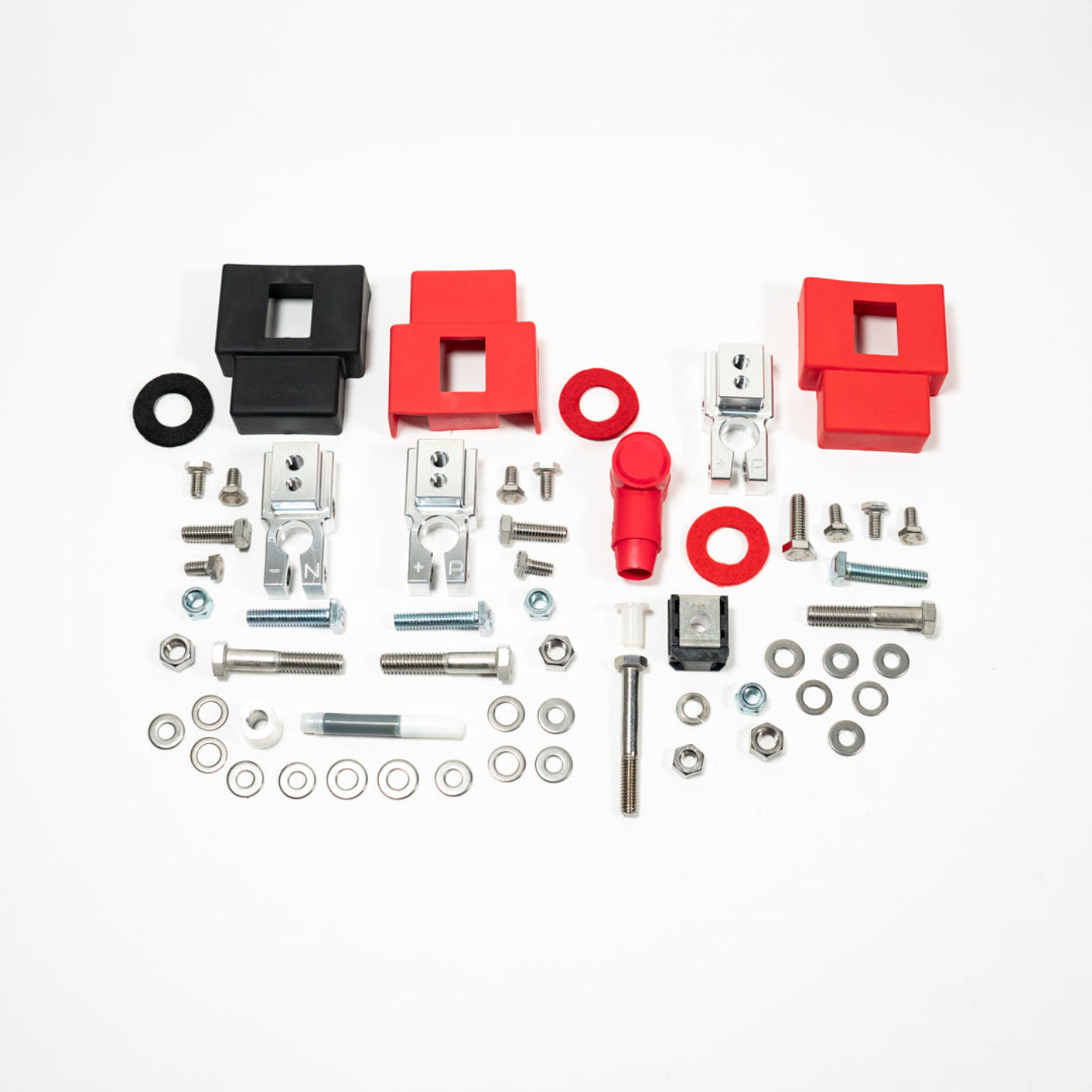 2022-2025 Tundra Hybrid SDHQ Built Under Hood Power Solution Kit display of included terminals 