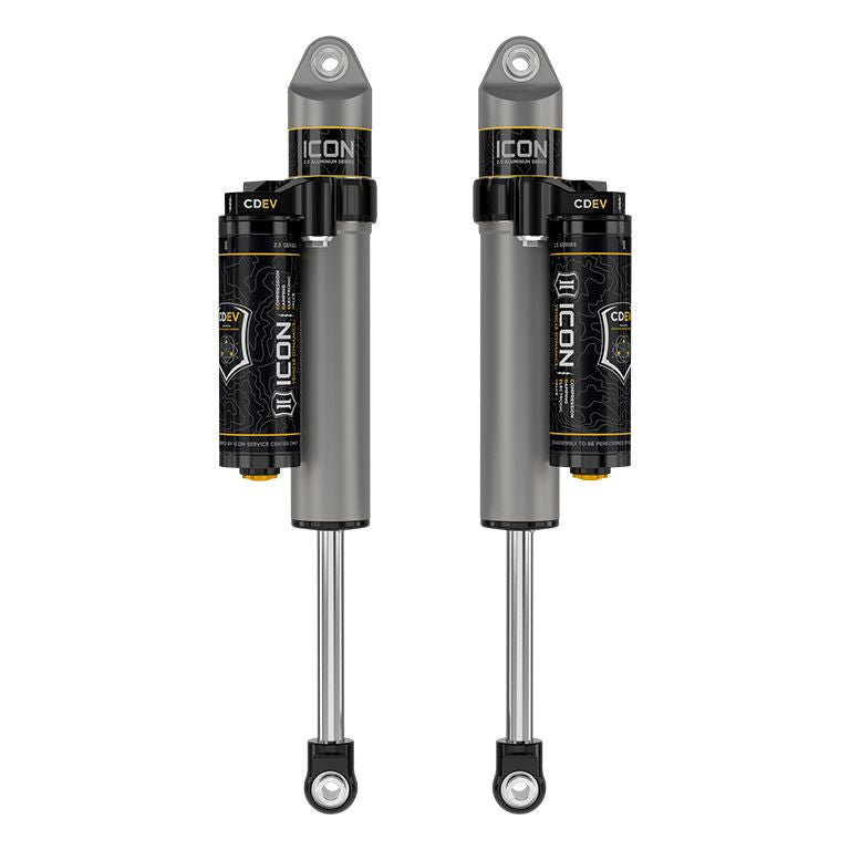 '23-24 Colorado WT/LT/Z71 2.5 Series Piggyback Reservoir Shocks w/CDEV Front View