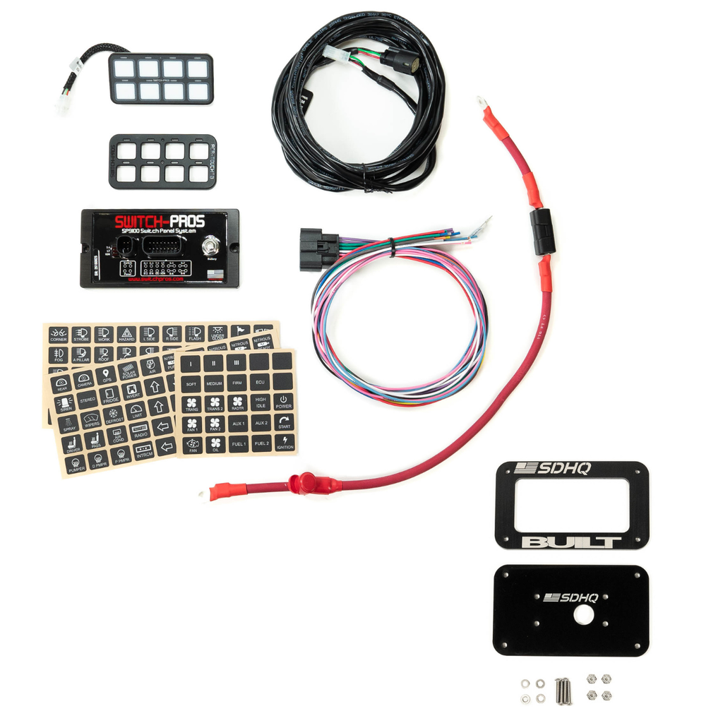 Switch Pros SP-9100 8-Switch Panel System w/ Universal Keypad Mount