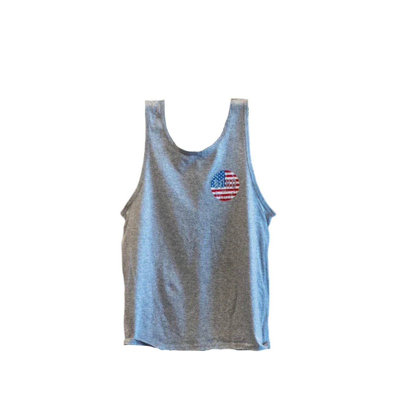 SDHQ Motorsports USA Men's Tank Top-Heather Gray