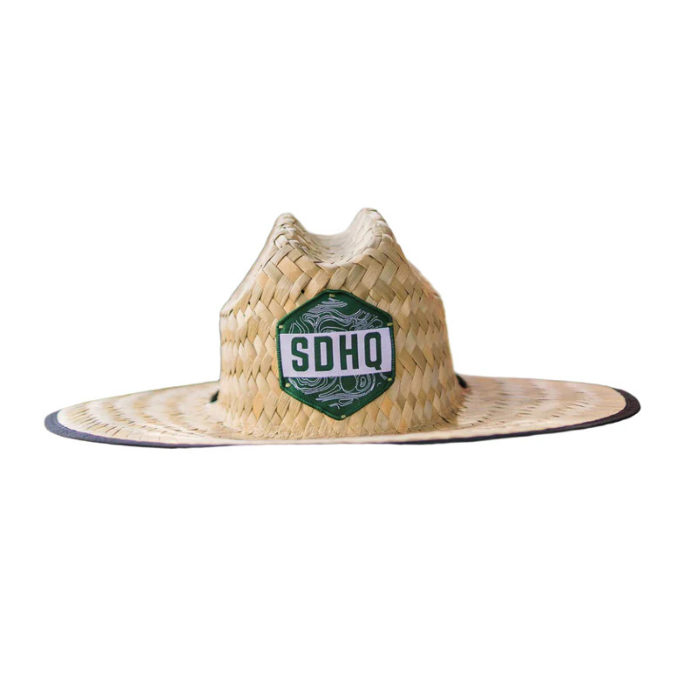 SDHQ Straw Shade Hat - Topographical Patch