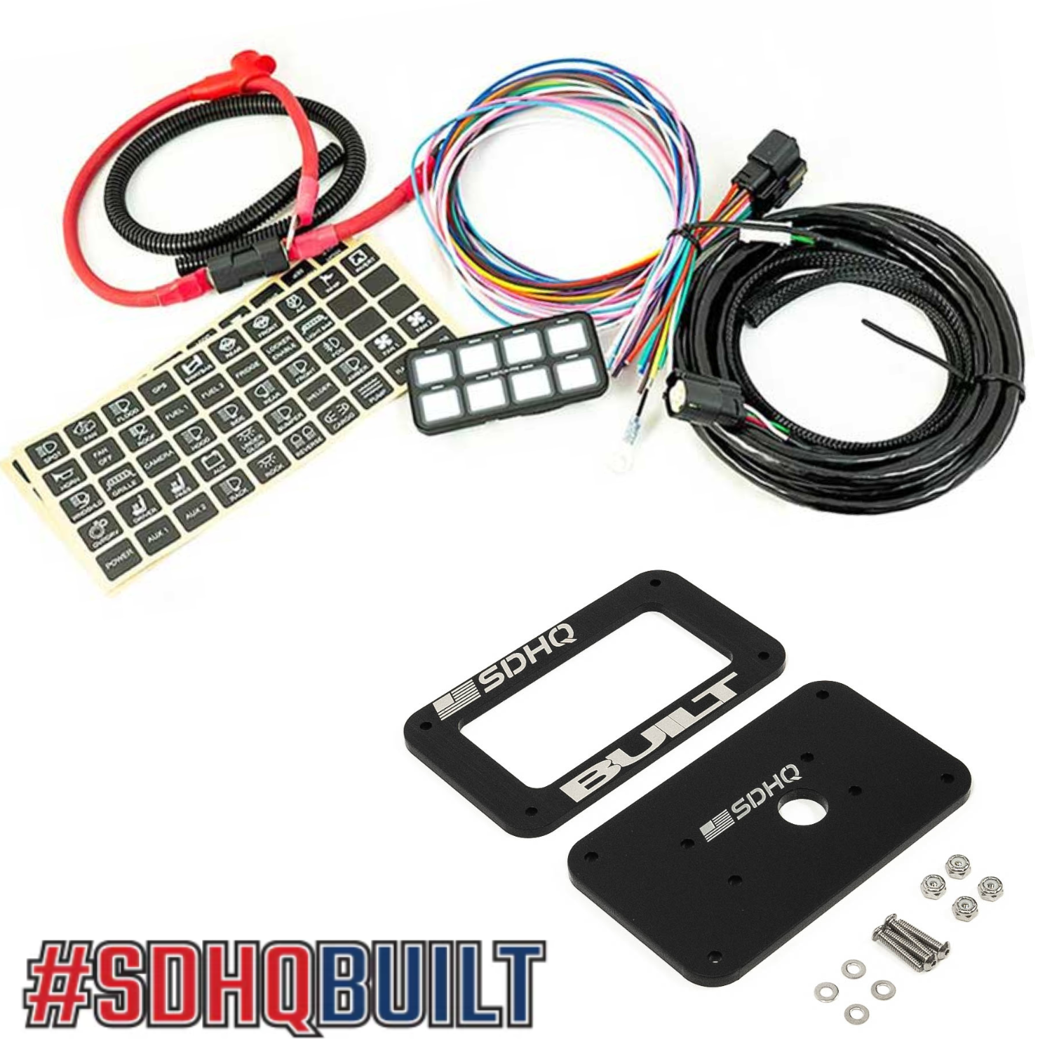 Switch Pros SP-9100 8-Switch Panel System w/ Universal Keypad Mount