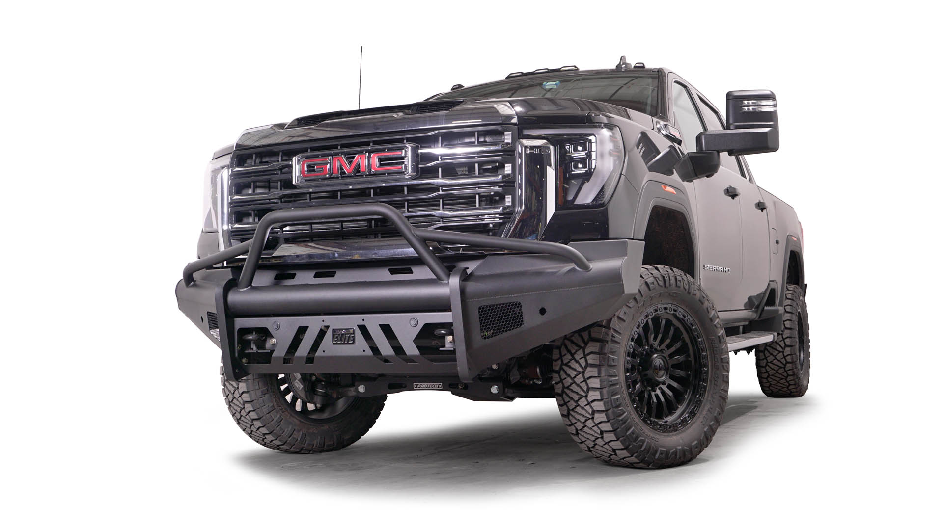 '24+ GMC 2500/3500 Black Steel Elite Front Bumper