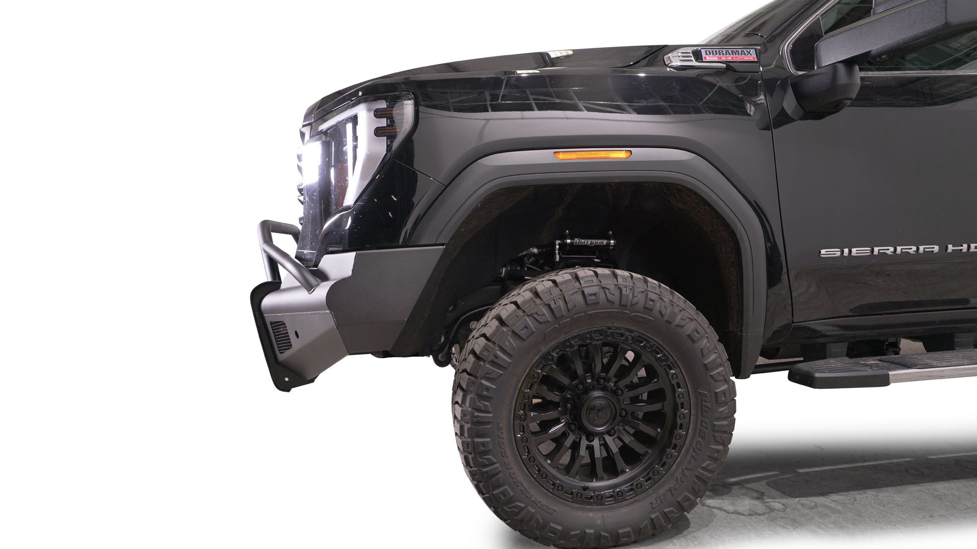 '24+ GMC 2500/3500 Black Steel Elite Front Bumper