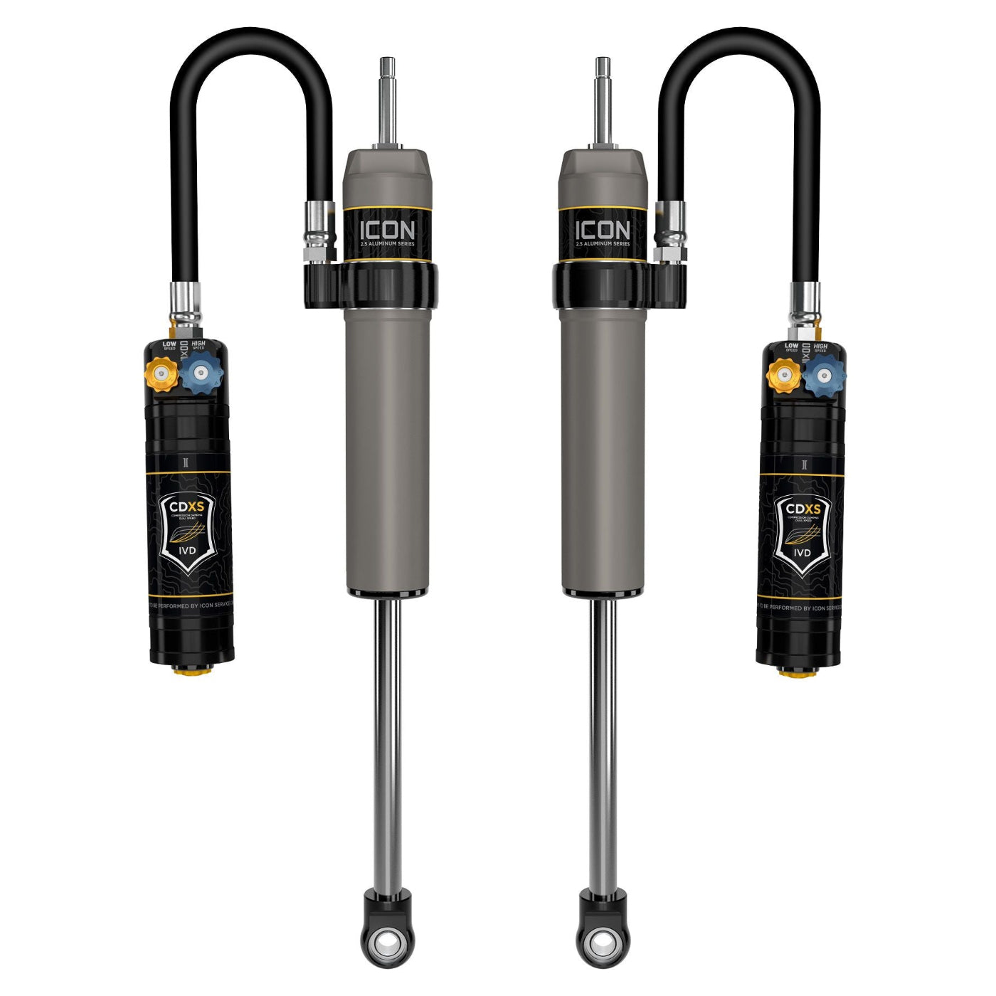 2024 GX550 0-3" REAR 2.5 VS CDXS RR PAIR Front View