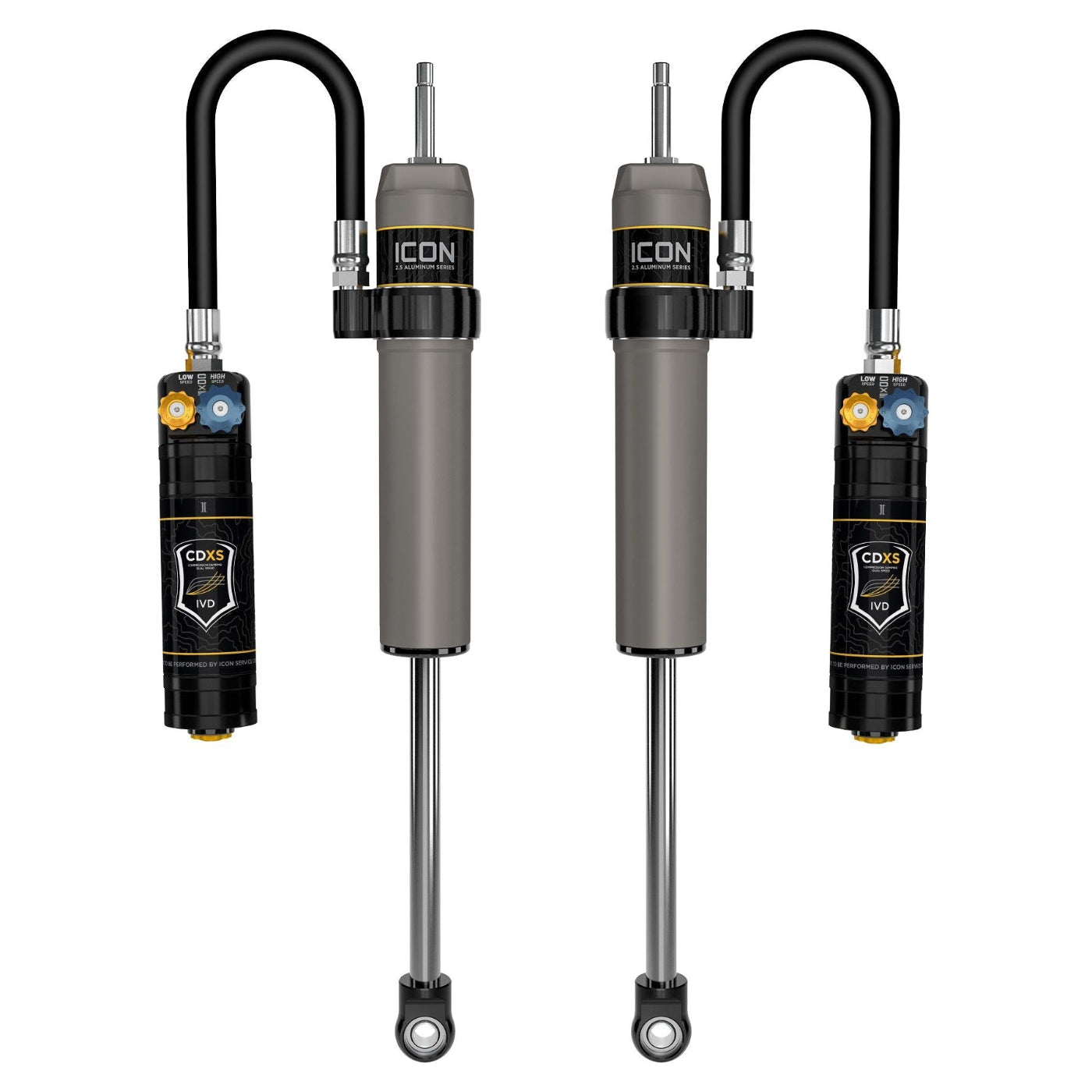 2024 LC250 0-3" REAR 2.5 VS CDXS RR PAIR Front View