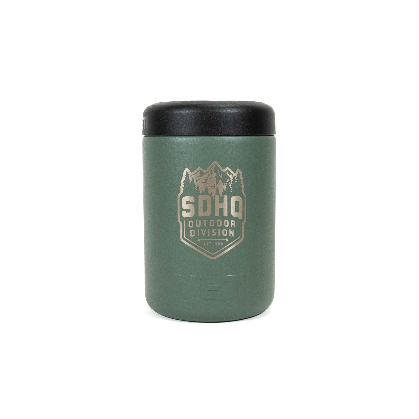 SDHQ Outdoor Division Yeti Rambler 12oz Colster Standard Can Cooler | Camp Green