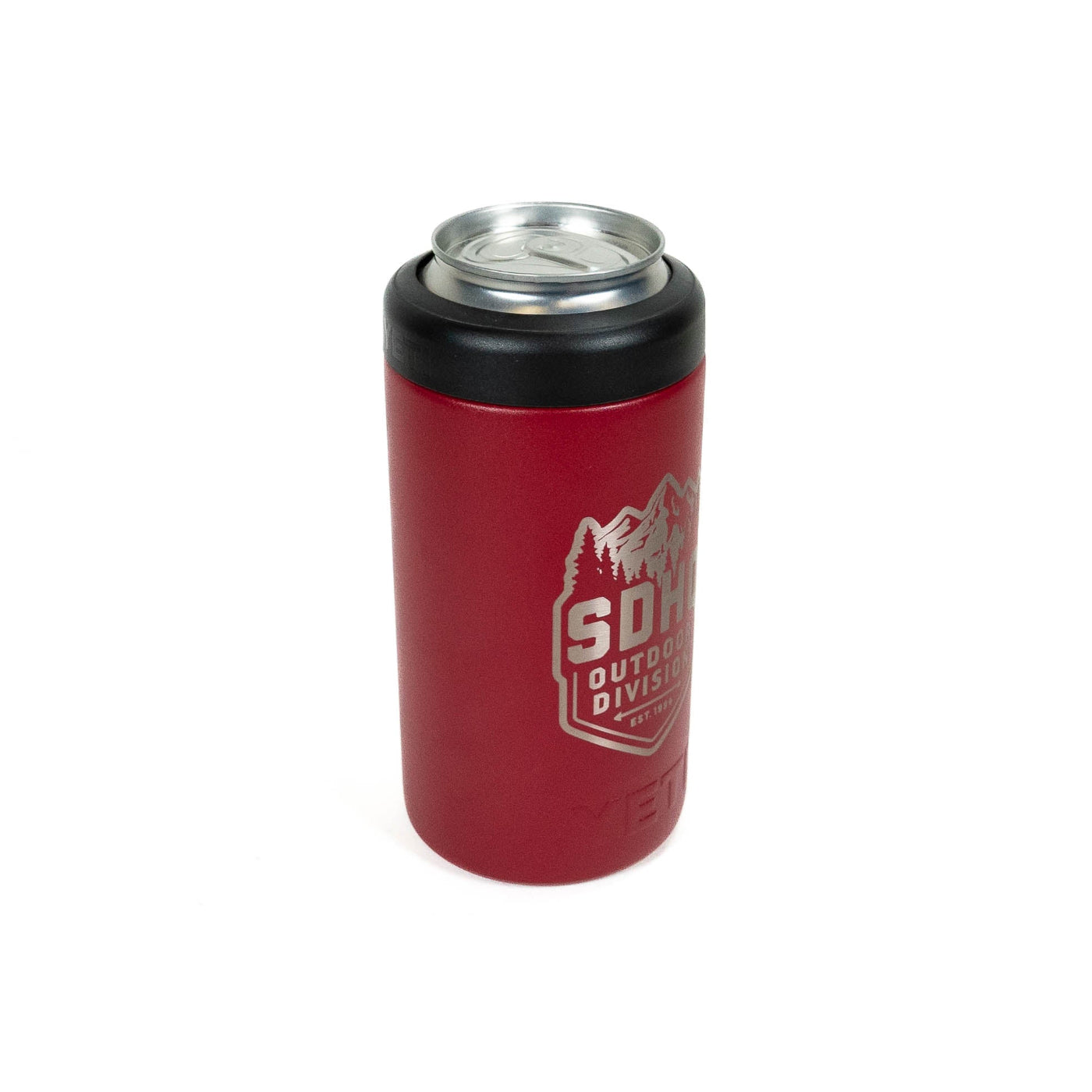 SDHQ Outdoor Division Yeti Rambler 16oz Colster Can Cooler | Harvest Red