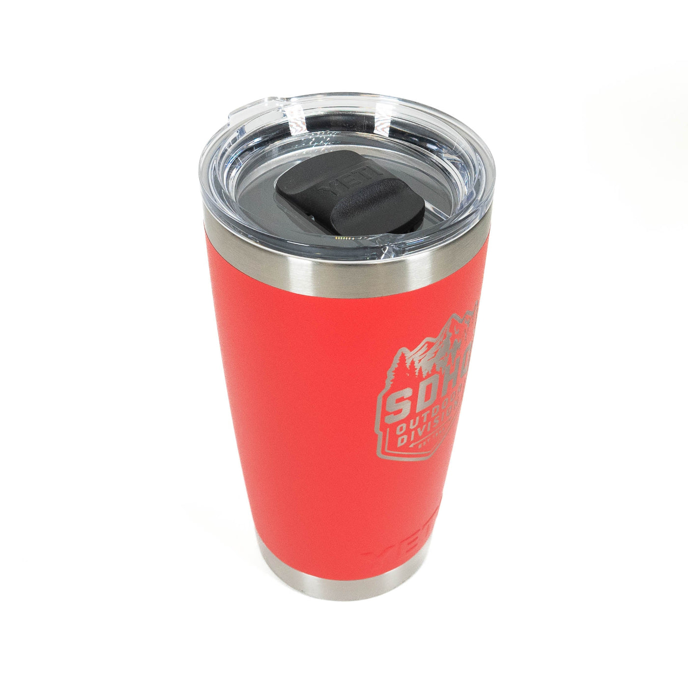 SDHQ Outdoor Division Yeti Rambler 20oz Tumbler with MagSlider Lid | Rescue Red