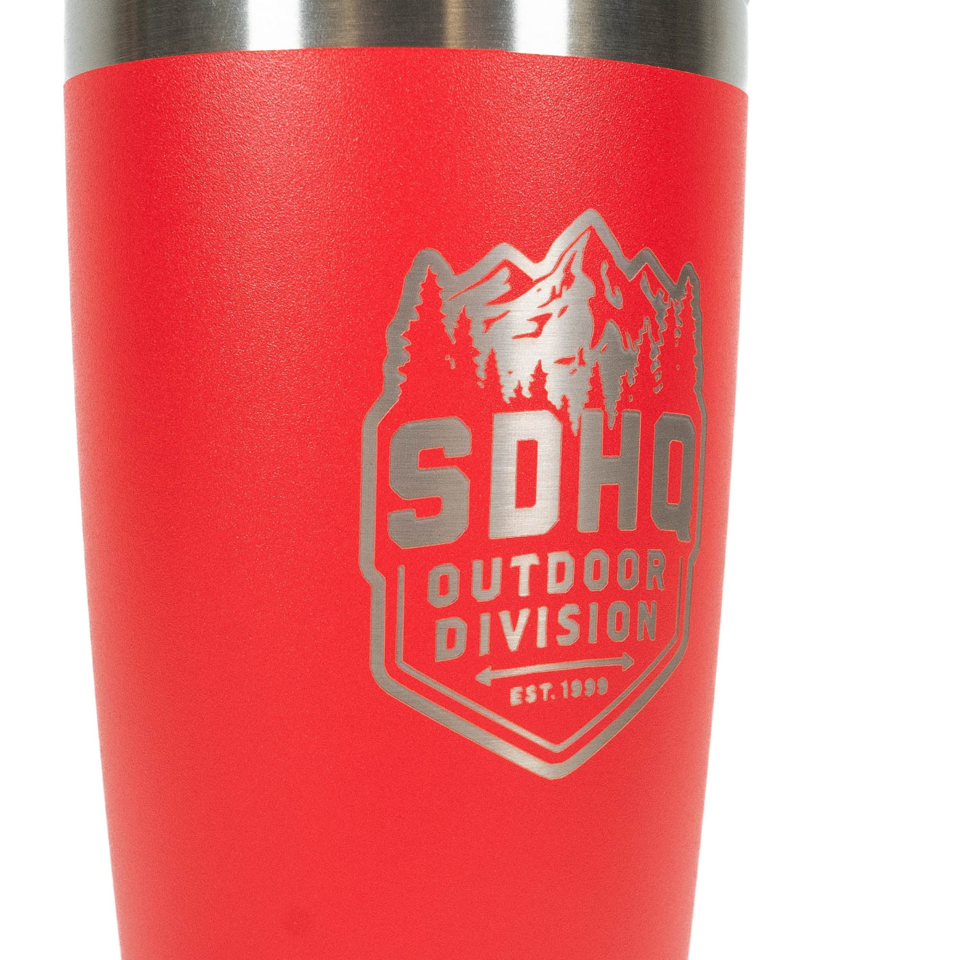 SDHQ Outdoor Division Yeti Rambler 20oz Tumbler with MagSlider Lid | Rescue Red