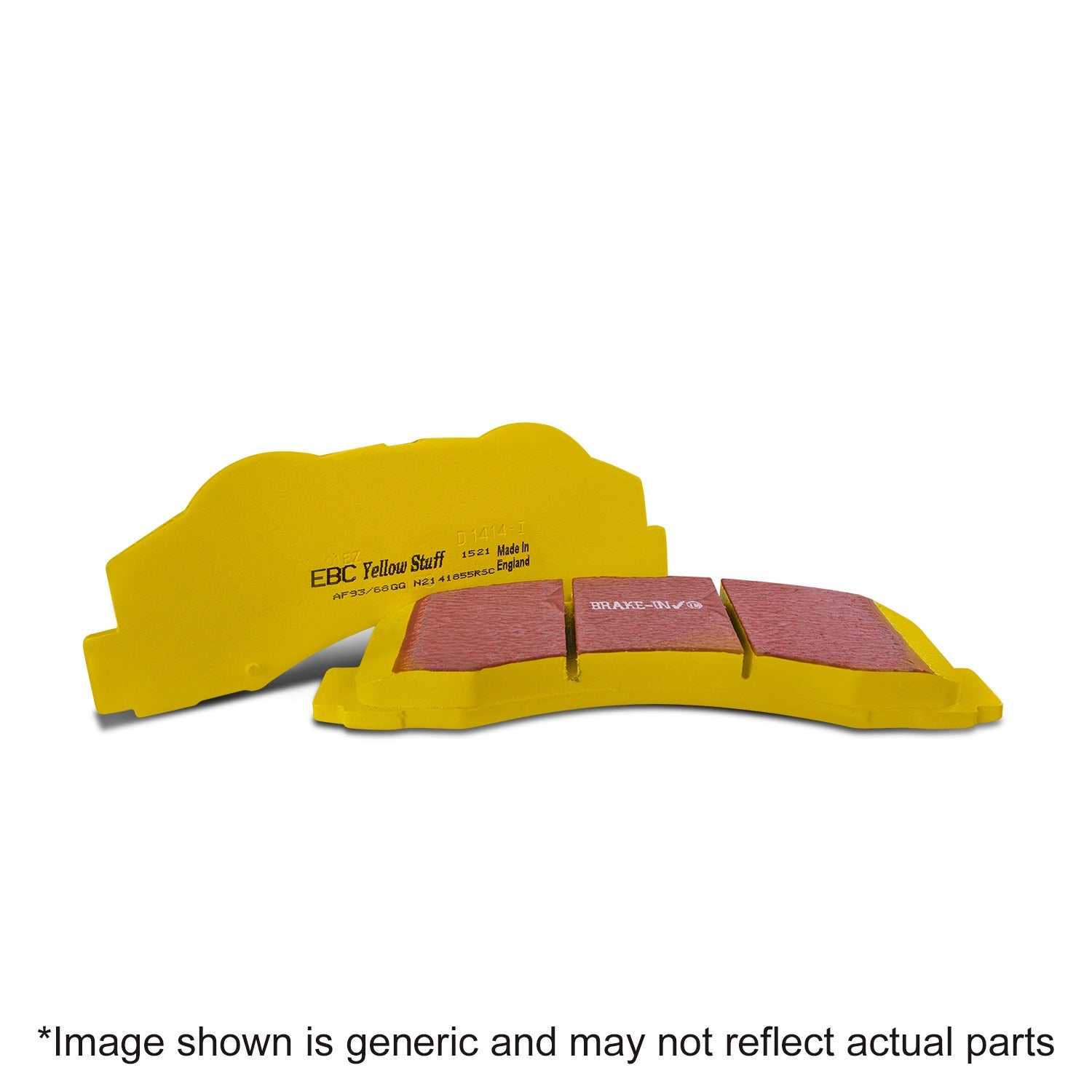 EBC 11 Ford F150 3.5 Twin Turbo (2WD) 6 Lug Yellowstuff Rear Brake Pads