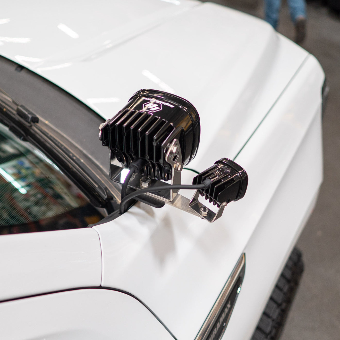 SDHQ Built 2021-2025 Yukon/Yukon XL A-Pillar Light Mounts installed 