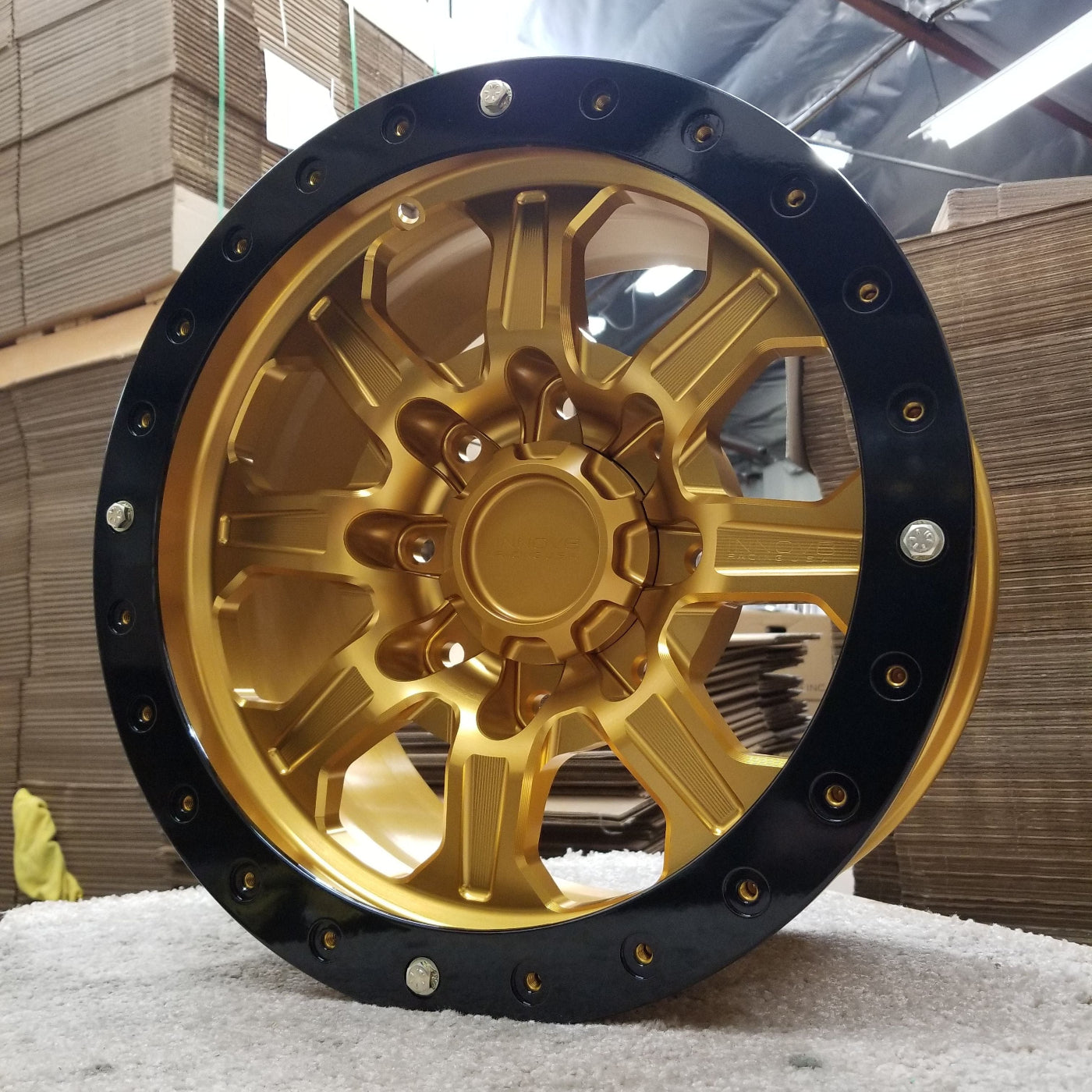 G500 Simulated Beadlock Wheel 20x10.0" 8 Lug - Standard Ring Front View