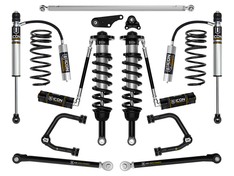 ICON 2025 Toyota 4Runner 4WD, 1.25-3" Lift, Stage 4 Suspension System, Tubular