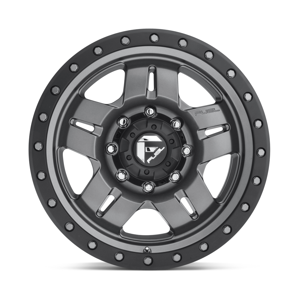 Fuel Wheels | ANZA | Matte Gunmetal Black Bead Ring
