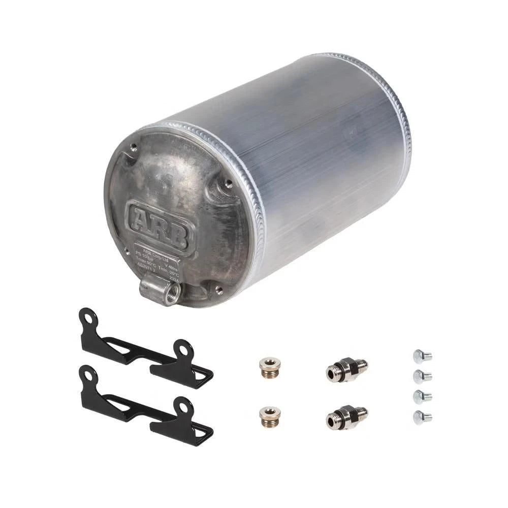 Aluminum Compressor Air Tank with 1 Gallon (4L) Capacity and 4 Ports
