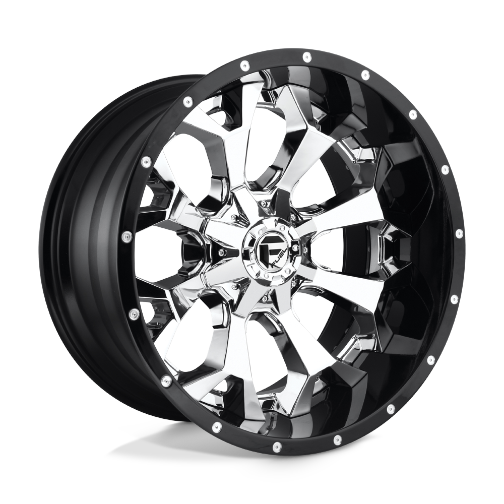 Fuel Wheels | ASSAULT | Chrome Plated Gloss Black Lip
