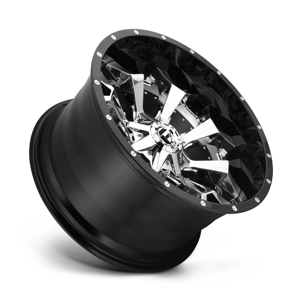 Fuel Wheels | ASSAULT | Chrome Plated Gloss Black Lip