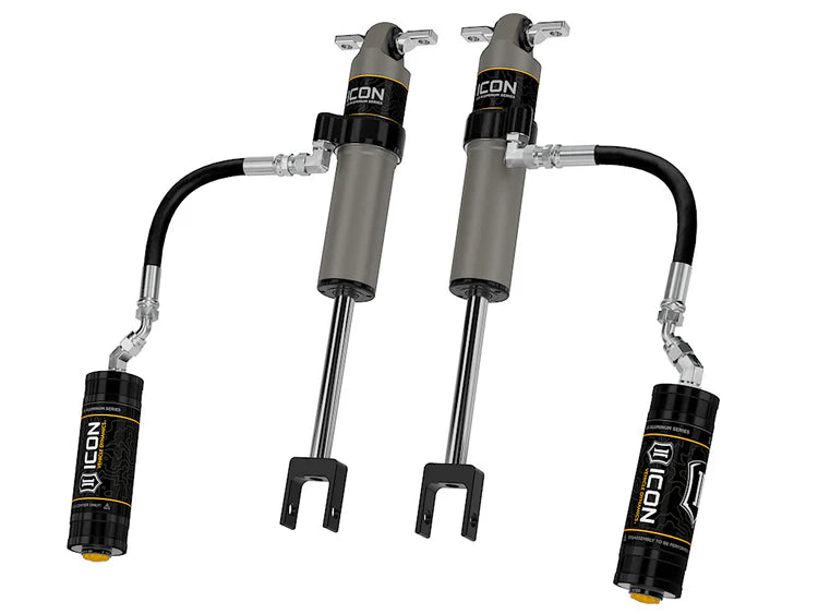 ICON 2011-2026 Chevrolet Silverado/GMC Sierra 2500/3500 HD, 0-3.5” Lift, Front, V.S. 2.5 Aluminum Series Shock Absorbers, Remote Reservoir, Pair
