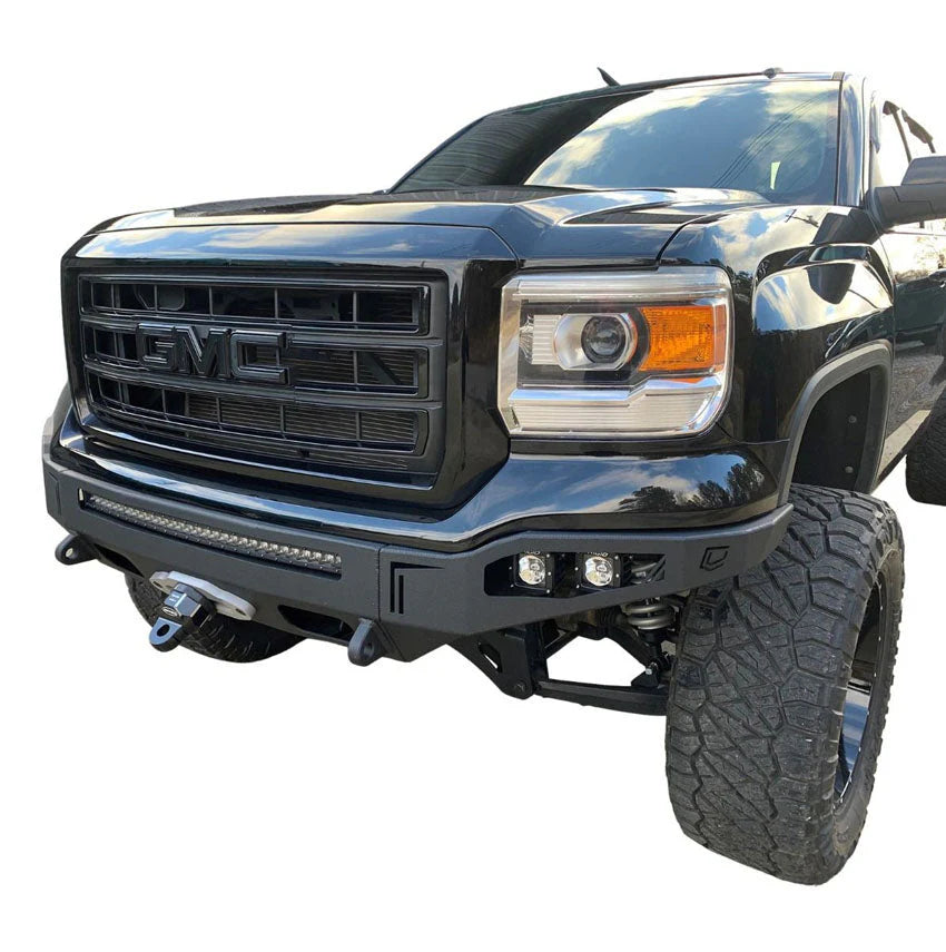 2014-2015 GMC SIERRA 1500 OCTANE FRONT WINCH BUMPER Front View