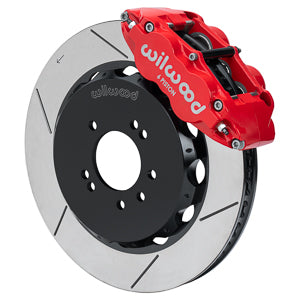 Forged Narrow Superlite 6R Big Brake Front Brake Kit (Hat) RED 240SX | 300ZX | Skyline R32 | 18" Wheel Diameter Minimum