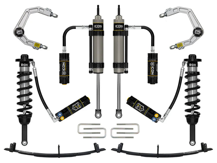 ICON 2005-2015 Toyota Tacoma 0-3.5" Lift/2016-2023 Tacoma 0-2.75" Lift, Stage 7 Suspension System, Billet, CDXS
