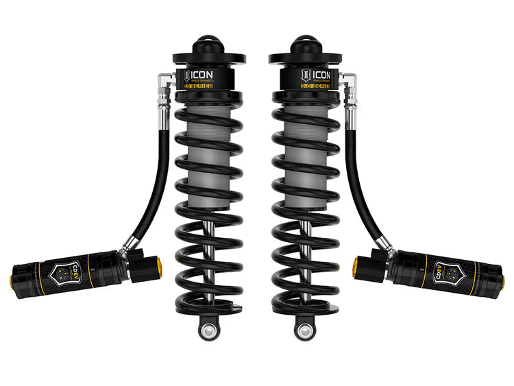 ICON 2017-2026 Ford F-250/F-350 Super Duty 4WD, 2.5-3” Lift, V.S. 3.0 Series Coilover Conversion Kit, Remote Reservoir w/ CDEV, w/ Caster Cams