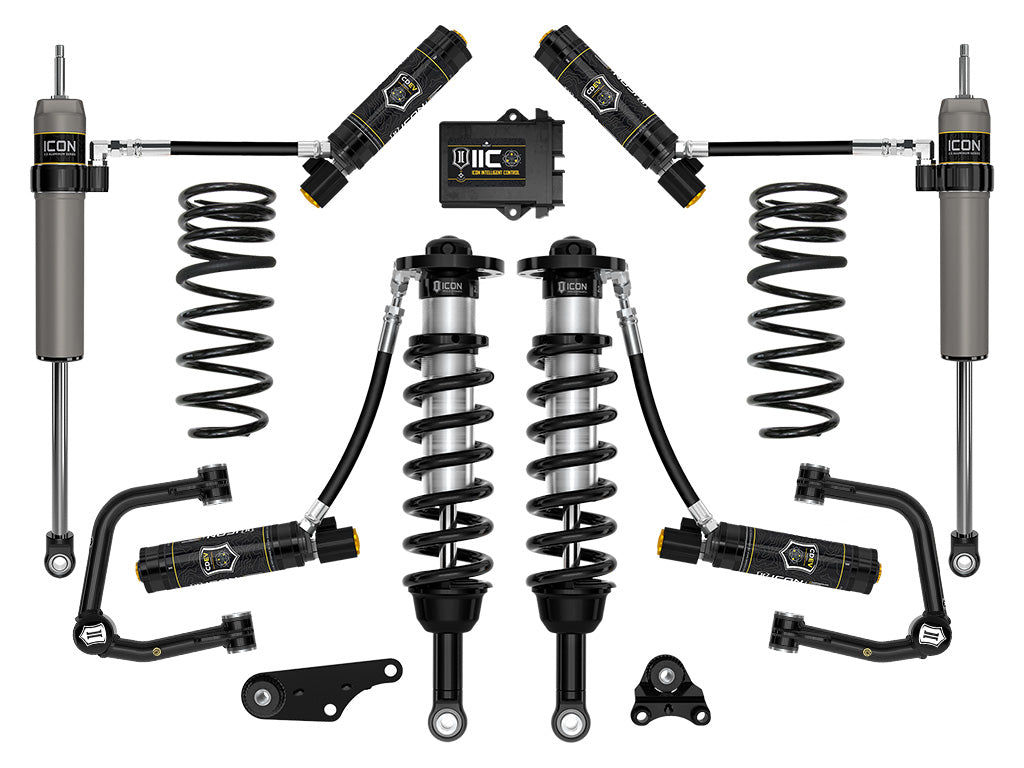 ICON 2024 Toyota Tacoma 1.25-3" Lift, Stage 6 Suspension System, Billet UCA