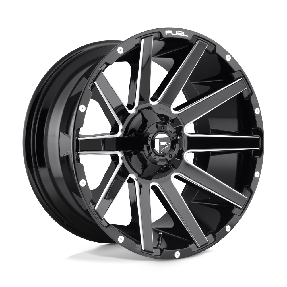 Fuel Wheels | CONTRA | GLOSS BLACK MILLED