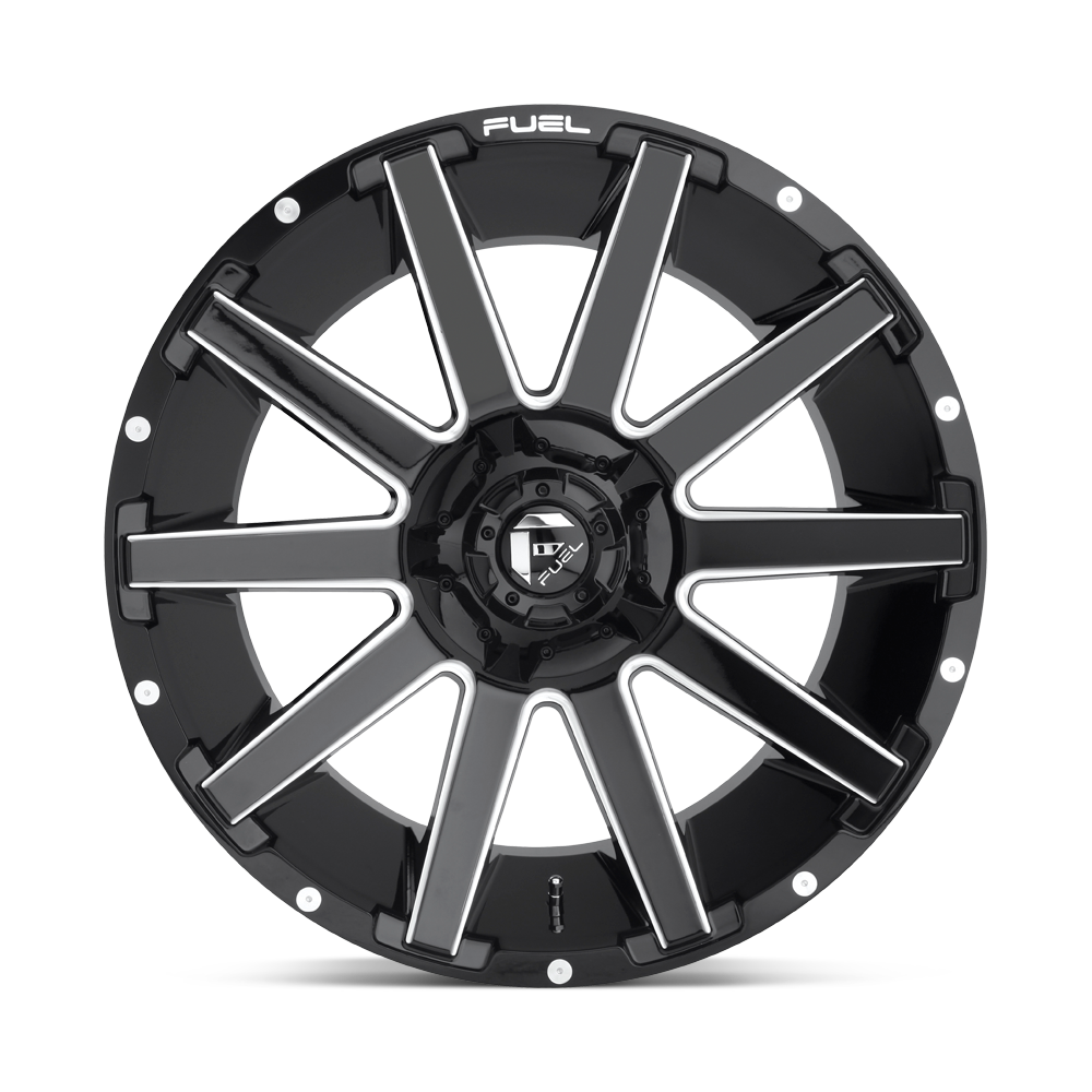 Fuel Wheels | CONTRA | GLOSS BLACK MILLED