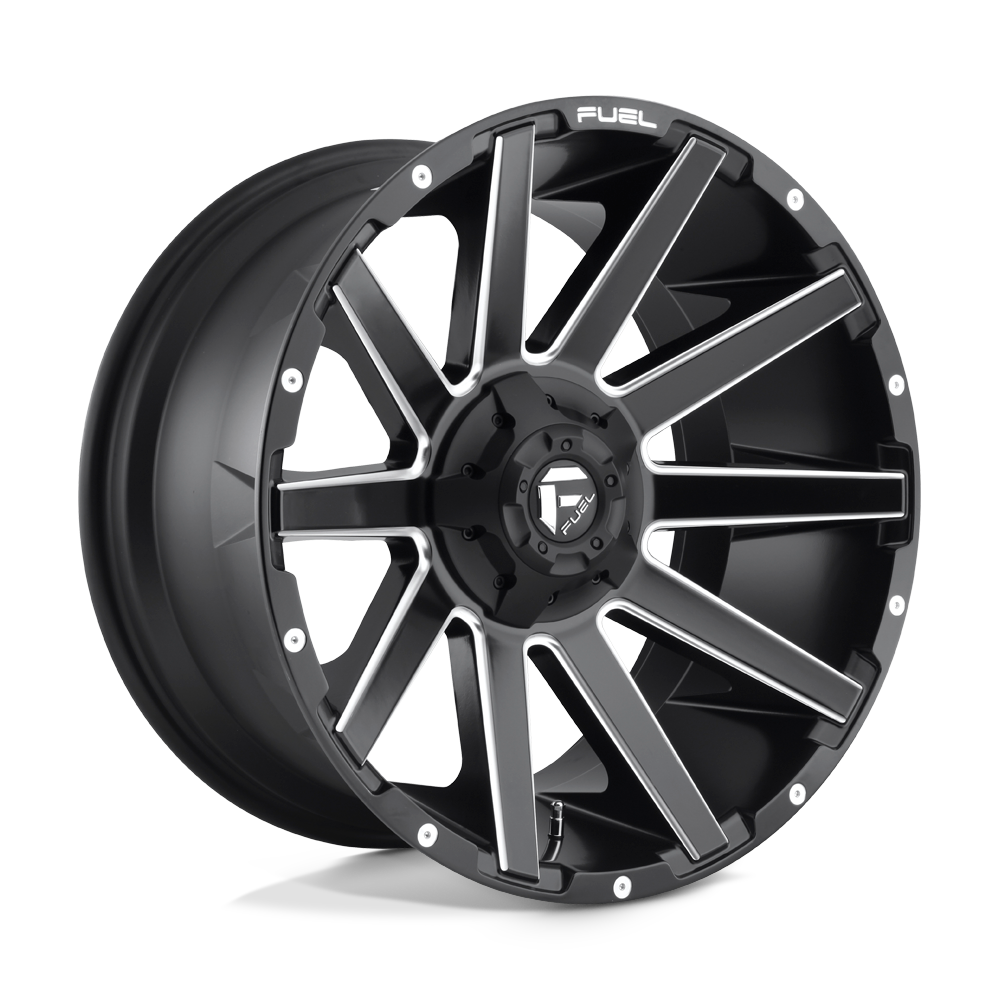 Fuel Wheels | CONTRA | MATTE BLACK MILLED