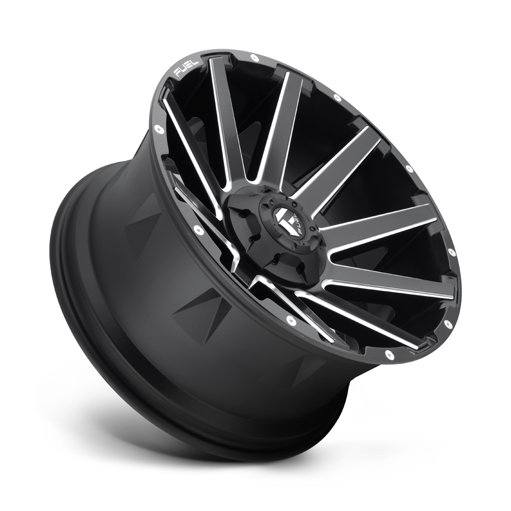 Fuel Wheels | CONTRA | MATTE BLACK MILLED
