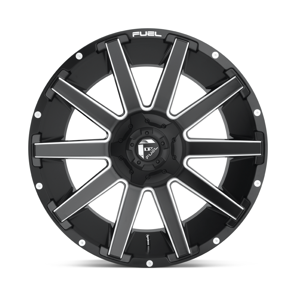 Fuel Wheels | CONTRA | MATTE BLACK MILLED