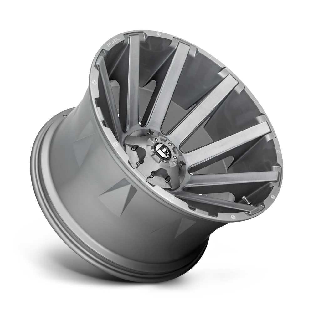 Fuel Wheels | CONTRA PLATINUM | BRUSHED GUN METAL TINTED CLEAR