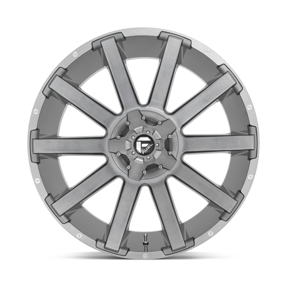 Fuel Wheels | CONTRA | BRUSHED GUN METAL TINTED CLEAR