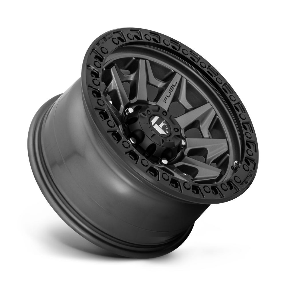 Fuel Wheels | COVERT | MATTE GUNMETAL BLACK BEAD RING