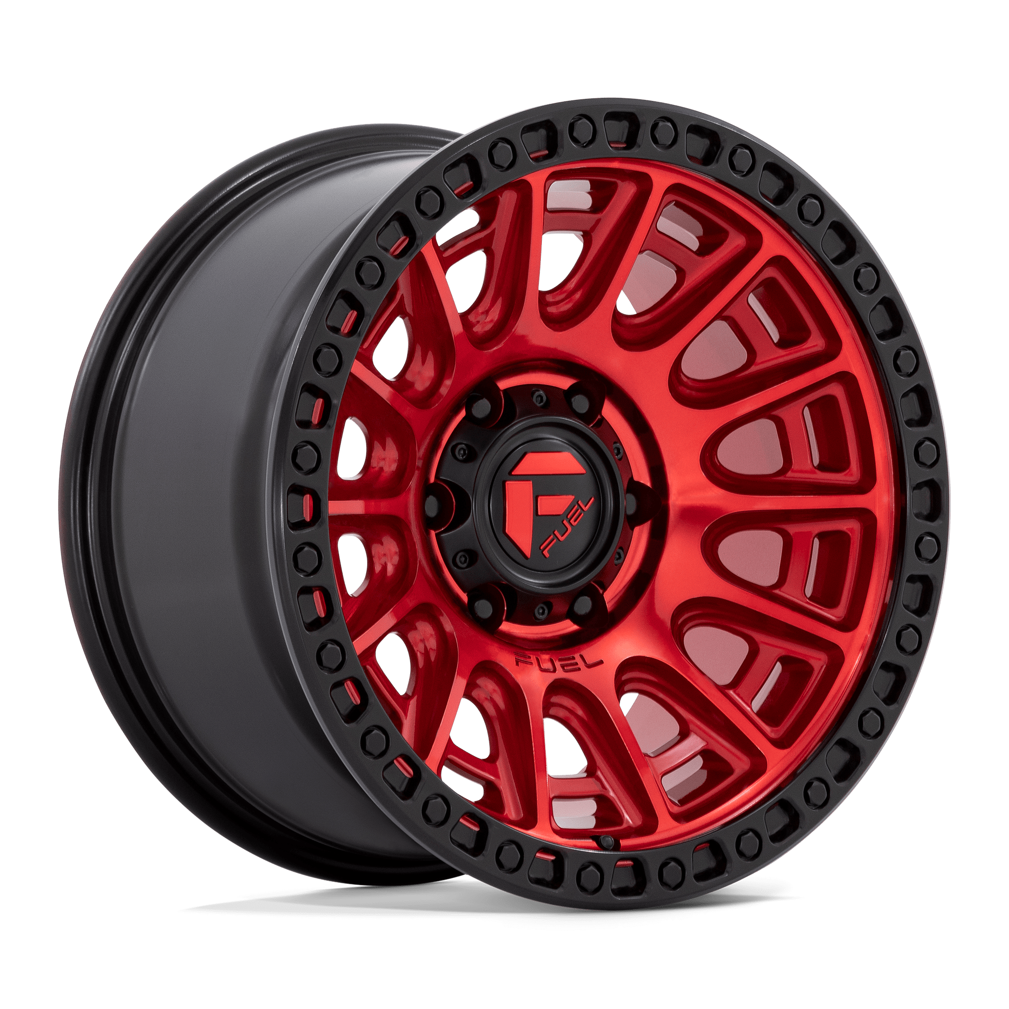 Fuel Wheels | CYCLE | CANDY RED W/ BLACK RING