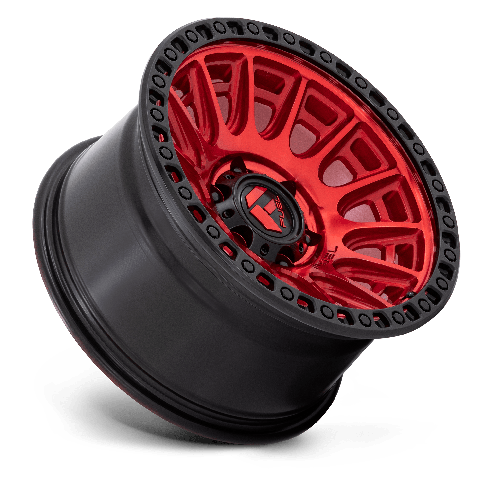 Fuel Wheels | CYCLE | CANDY RED W/ BLACK RING