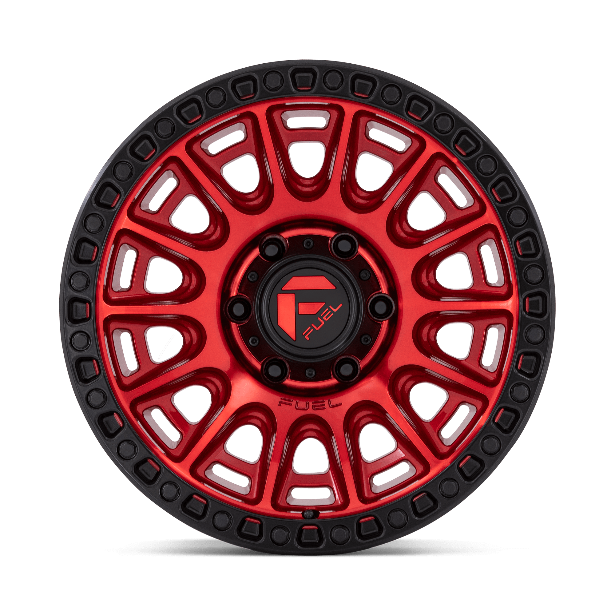 Fuel Wheels | CYCLE | CANDY RED W/ BLACK RING