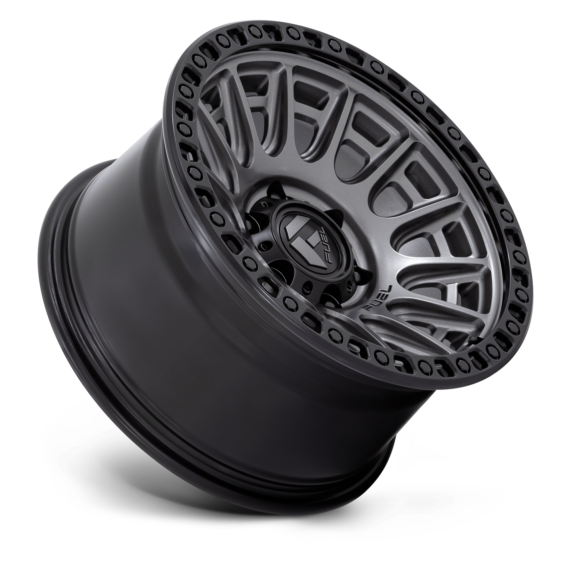 Fuel Wheels | CYCLE | MATTE GUNMETAL W/ BLACK RING