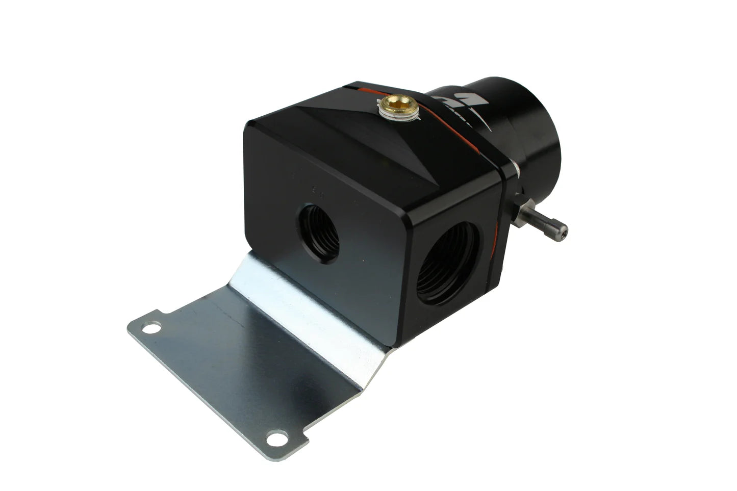 Black A1000 EFI return style Regulator Front View