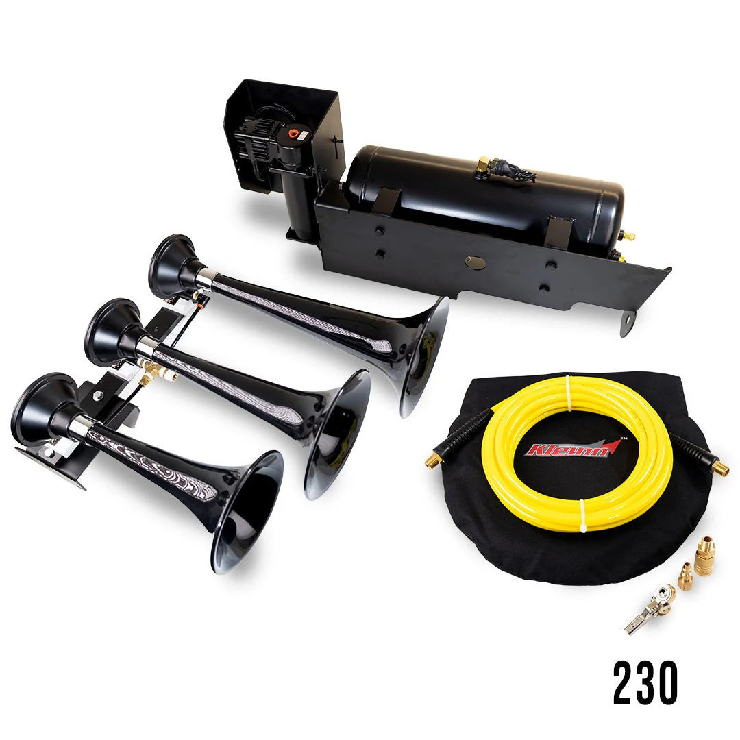 DIRECT FIT TRAIN HORN AND ONBOARD AIR SYSTEMS FOR 2011-2016 FORD F-250 / F350 SUPER DUTY