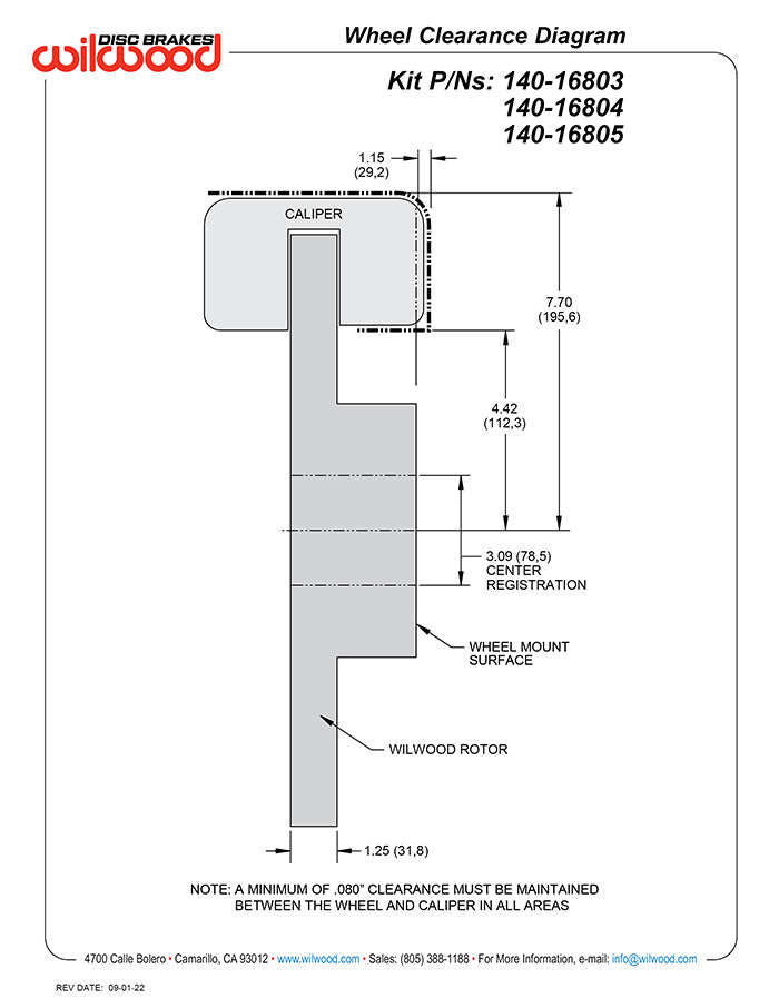 Silverado 1500 |  AERO6-DM Direct-Mount Truck Front Brake Kit | 2019